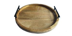 ถาดเสิร์ฟไม้มะม่วงงานหัตถกรรมทำด้วยมือ100% ธรรมชาติสำหรับบ้าน - Product Image 5