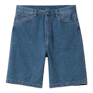 Shorts en jean pour hommes personnalisés avec fermeture éclair, coupe ample, style baggy, vente en gros, shorts délavés pour hommes - Product Image 3