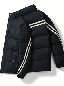 Nouvelle arrivée Veste en duvet personnalisée Veste chaude à bulles d'hiver Veste rembourrée de grande taille pour hommes vente en gros - Product Image 6