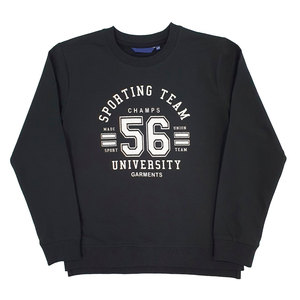 Best quality S-shirt Sweatshirt <b>for</b> boys 8-14 years Jumper <b>for</b> <b>teenagers</b> wholesale prices 100% cotton Black o-neck collar - Product Image 1