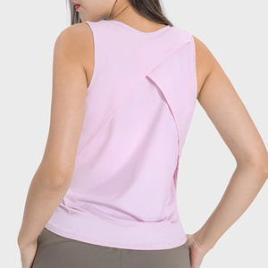 Débardeur de sport pour femmes Cool Feeling Quick Dry Sleeveless Yoga Shirt Reflective O Neck Summer Basic Shirts - Product Image 5