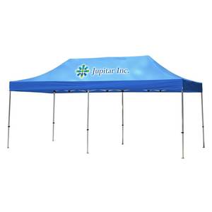 Tente publicitaire pop-up 3x4,5m avec impression personnalisée, auvent 10x15, logo personnalisé, cadre en aluminium robuste, polyester résistant aux intempéries, quatre saisons - Product Image 6