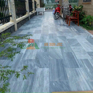กระเบื้องหินอ่อนธรรมชาติเวียดนามสีขาวคริสตัล ขนาด 12x12 นิ้ว แบบขัดเงา ป้องกันการลื่น สำหรับปูขอบสระน้ำและพื้นลานกลางแจ้ง - Product Image 5