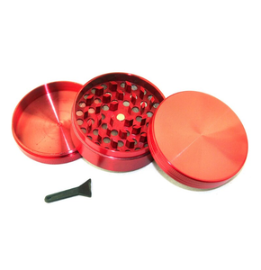 Three-Layer Zinc Alloy Metal Smoke Grinder and <b>Cigarette</b> Holder Matte Herb Grinder Aluminum Herb Grinder Price Products - Product Image 1