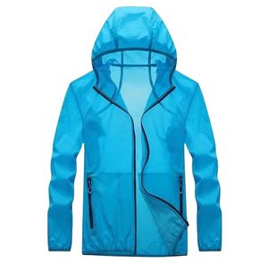 Chaqueta cortavientos Lisa Unisex transpirable impermeable al aire libre/logotipo personalizado ropa de entrenamiento para correr chaqueta cortavientos para hombre - Product Image 4
