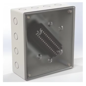 Caja de Conexiones Eléctrica de 16 Terminales con Cubierta Translúcida para Aplicaciones en Interiores que Proporciona una Visibilidad Clara y Eficiente - Product Image 1