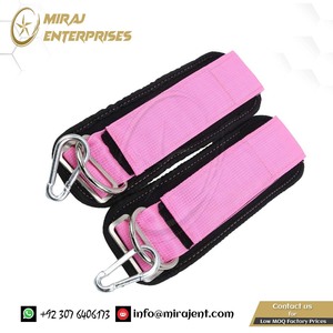 Poignets de cheville d'entraînement pour les exercices et la résistance des abdominaux et des fessiers des jambes | Attachement de sangles de cheville à anneau en D personnalisé pour les machines à câbles, - Product Image 5