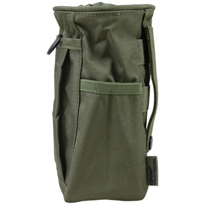 Large Dump Pouch - Olive Green front utility pocket <b>velcro</b> closure fully molle compatible molle pouch Camouflage Custom - Product Image 3