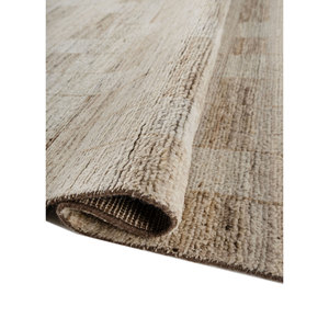 Alfombra de Lana Geométrica Dorada Manifest, Anudada a Mano, Rectangular, Estilo Tabriz, para Sala de Estar Juvenil Re-1597 - Product Image 2