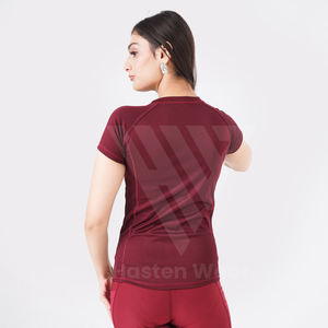 T-shirts de course à séchage rapide personnalisés pour femmes, vêtements de sport pour femmes, vêtements de sport à séchage rapide, t-shirts pour femmes - Product Image 4