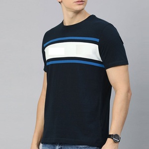 Bonne qualité Hommes T-Shirt Coton Polyester Hommes T-Shirt Nouveau Style Couleur Personnalisée Durable Hommes T-Shirt - Product Image 3