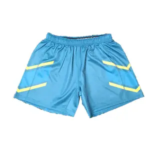 Shorts de subolmação elástica, respirável, para homens e mulheres, treinamento profissional, personalizado, camiseta de rugby/shorts de rugby