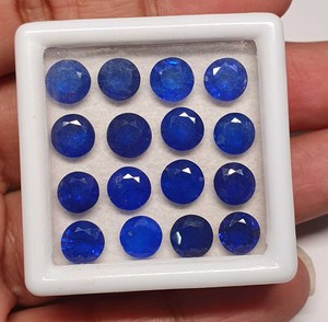 Spinelle bleue naturelle facettée en forme de poire, pierre précieuse en vrac pour la fabrication de bijoux, 2-10 mm - Product Image 2