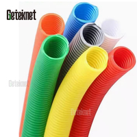 Geteknet OEM ODM FTTH Fiber Optic Drop Cabling System Accessories Corrugated Pipe for Equipment