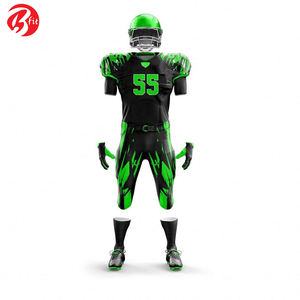 Maillot de Sublimation Personnalisé de Haute Qualité pour Hommes Haut de Football Américain Grande Taille avec Design Respirant à Manches Courtes - Product Image 6