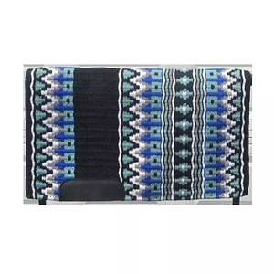 Tapis de selle en laine fantaisie de haute qualité de style occidental assuré par le fabricant indien d'équitation équestre - Product Image 2