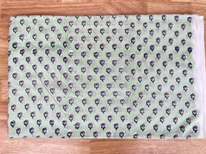Tissu en coton biologique imprimé par blocs Matériel d'habillement imprimé en coton biologique de fournisseur de confiance Produit à un prix abordable - Product Image 4