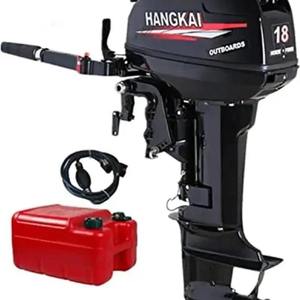 Moteur hors-bord pour bateau prêt à être expédié, qualité industrielle, 18 CV, 2 temps, 246 cm³, allumage CDI, garantie 3 ans, pour carburant essence - Product Image 1