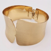 Joyería de moda, pulseras y brazaletes de latón, diseño maravilloso y tamaño personalizado, joyería de latón hecha a mano para mujer