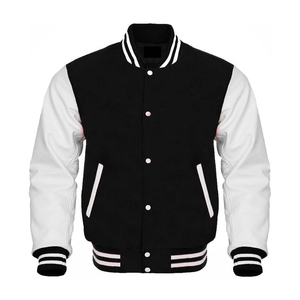 High Street Style personnalisé conçu veste universitaire en tissu de laine pour hommes col montant de haute qualité différentes couleurs d'extérieur d'hiver - Product Image 1