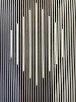 Panneau acoustique en bois à lattes MDF Fibre de polyester Insonorisation Murale Panneau insonorisant Mur avec lumière LED