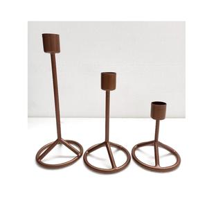 Porte-bougie géométrique contemporain en métal, parfait pour la décoration intérieure moderne, la table, l'éclairage d'ambiance et l'affichage décoratif - Product Image 1