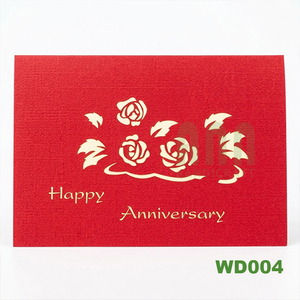 ANN HANDICRAFT Traditional <b>Paper</b> Love Wedding Theme Pop-up 3D Greeting Card <b>Handmade</b> Valentine's Day New Year Invitation - Product Image 6