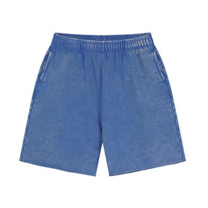 Custom Color Cotton Men's <b>Shorts</b> Acid Wash Sun Faded Baggy <b>Shorts</b> Summer Wear Hip Hop French Terry <b>Sweatpants</b> - Product Image 5