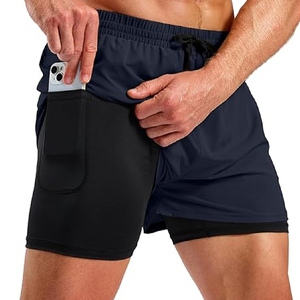 Pantalones cortos de fitness hechos a medida para hombres con múltiples bolsillos transpirables y pantalones cortos de fitness de secado rápido - Product Image 1