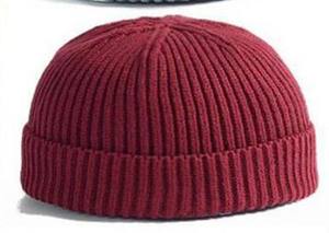 Gorro de punto de invierno suave y cálido Unisex de fabricante al por mayor gorro de mujer con logotipo personalizado 100% Gorro con puños acrílicos para hombre jacquard - Product Image 2