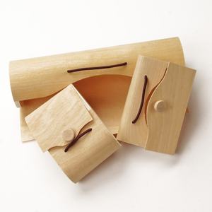 Cajas de Joyería de Madera Natural Curvada con Cordón, Hechas a Mano, para Sala de Estar, Almacenamiento de Accesorios de Madera - Product Image 3