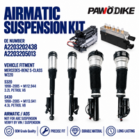 Amortisseur pneumatique avec valve OE A2203202438 et A2203205013 pour remplacement de châssis W220 Classe S S320 S430