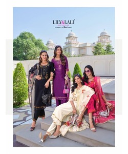 Ethnique à la mode soie filet à broder fil séquence travail Salwar Kameez costume fantaisie mariages Dupatta vêtement prix de gros - Product Image 6