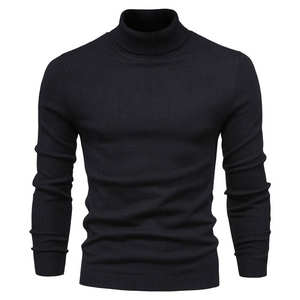 Men's Cozy Winter Pullover Soft Slim Fit Turtleneck <b>Sweater</b> Long Sleeves Breathable Anti-Shrink Casual Comfortable - Product Image 2