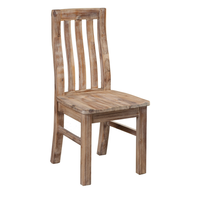Ensemble table et chaises en bois de marque ATLAS, 6 chaises, meubles de salle à manger en bois de fabricant du Vietnam