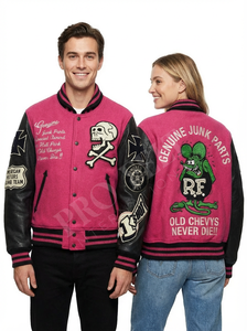 Causal Wear Custom Clothing Manufacturer Embroidery Chenille Patches Letterman Varsity Jackets Collage Baseball jacket for men - Product Image 2