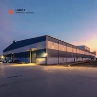 Estructura Metálica de Gran Envergadura, Nave Industrial Resistente, Cámara Frigorífica Segura, Estructura de Acero para Almacenes