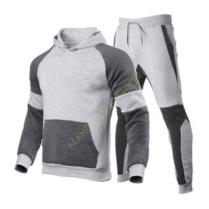 Conjunto Deportivo Unisex de Alta Calidad en Felpa de Algodón para Invierno, con Sudadera y Pantalones Personalizados con Logotipo, Tallas Grandes - Product Image 1
