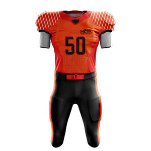 ชุดยูนิฟอร์มอเมริกันฟุตบอลแบบใหม่ ดีไซน์แขนสั้น แห้งเร็ว ระบายอากาศได้ดี สำหรับทีม ขายส่ง แบบ unisex - Product Image 1