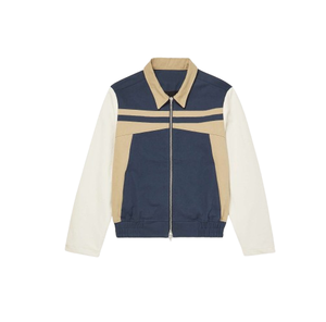 Nuevo estilo Zip Up Chaqueta de trabajo de invierno Seguridad Bordado reflectante Decoración Lona Trabajo Hombres Chaqueta de mezclilla de invierno Rhinestone - Product Image 1