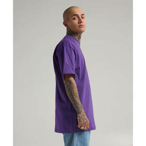 T-shirts en coton surdimensionnés pour hommes coupe ample T-shirt délavé vintage unisexe à manches courtes chemises décontractées hauts T-Shirt coupe ample - Product Image 3