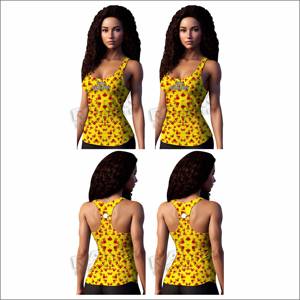 Camiseta sin mangas ligera para mujer, camiseta sin mangas de secado rápido, nueva moda para mujer, camisetas sin mangas para uso en la puerta - Product Image 3