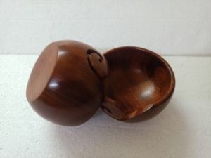 Bols en fil de bois de rose sur mesure de taille 6x3 pouces, idéaux pour la revente par les magasins de fournitures de fil et de fibre - Product Image 5