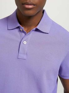 เสื้อยืดกอล์ฟผู้ชายไซส์ใหญ่ ปี 2025 กำลังเป็นที่นิยม ผ้าแคนวาสถัก พิมพ์ลายปักโลโก้ กันยับ สไตล์โกธิค ขายส่ง - Product Image 4