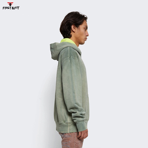 เสื้อฮู้ดผู้ชายแบบปักลายซักกรดเสื้อมีฮู้ดสำหรับผู้ชายเสื้อมีฮู้ดออกแบบโลโก้ได้ตามต้องการ - Product Image 4