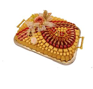 Assiette de service en laiton au design admirable forme ronde Assiette à chocolat en laiton au design le plus récent au prix de gros - Product Image 3