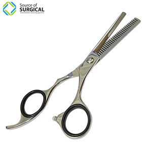 Tijeras profesionales para adelgazar el cabello, maquinilla de afeitar afilada, hoja recta de 6 pulgadas, herramienta de belleza de goma de acero inoxidable, corte de cabello - Product Image 4