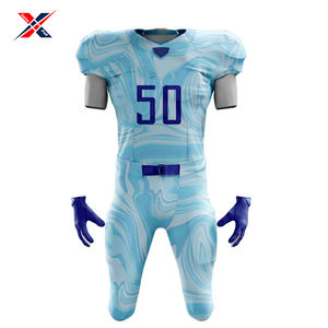 Nouveauté 2025, uniforme de football américain pour adultes de qualité supérieure, personnalisable, à la vente, 100% polyester, séchage rapide - Product Image 2