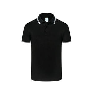 เสื้อกอล์ฟคอตตอน100% สำหรับผู้ชายเสื้อโปโลผ้าคอตตอนป้ายสไตล์ลำลองพิมพ์โลโก้ได้ตามต้องการ - Product Image 2