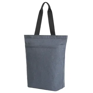 Sustainable Recycled Circle Tote Shoppers Promotional Merchandising Bags - Product Image 2